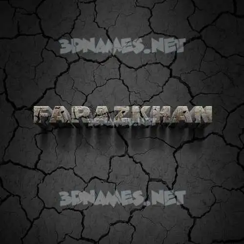 farazkhan in Cracked Stone style - 3D name wallpaper farazkhan in Cracked Stone style - 3D name wallpaper