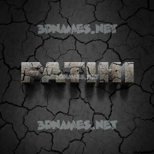 fatihi in Cracked Stone style - 3D name wallpaper fatihi in Cracked Stone style - 3D name wallpaper