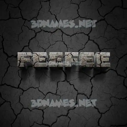 feefee in Cracked Stone style - 3D name wallpaper feefee in Cracked Stone style - 3D name wallpaper