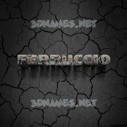 ferruccio in Cracked Stone style - 3D name wallpaper ferruccio in Cracked Stone style - 3D name wallpaper