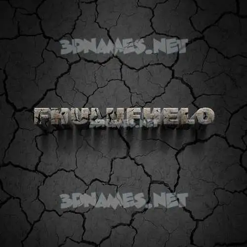 fhulufhelo in Cracked Stone style - 3D name wallpaper fhulufhelo in Cracked Stone style - 3D name wallpaper