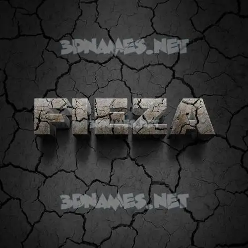 fieza in Cracked Stone style - 3D name wallpaper fieza in Cracked Stone style - 3D name wallpaper