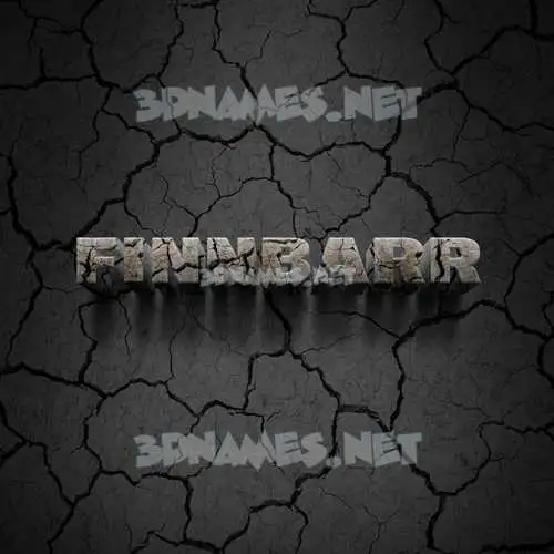 finnbarr in Cracked Stone style - 3D name wallpaper finnbarr in Cracked Stone style - 3D name wallpaper