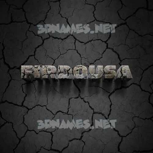 firdousa in Cracked Stone style - 3D name wallpaper firdousa in Cracked Stone style - 3D name wallpaper