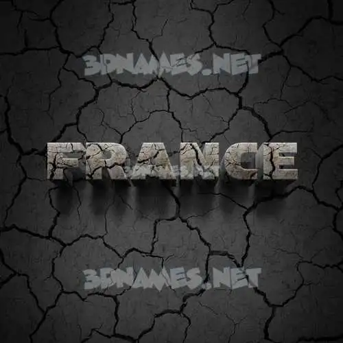 france in Cracked Stone style - 3D name wallpaper france in Cracked Stone style - 3D name wallpaper