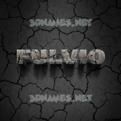 fulvio in Cracked Stone style - 3D name wallpaper fulvio in Cracked Stone style - 3D name wallpaper