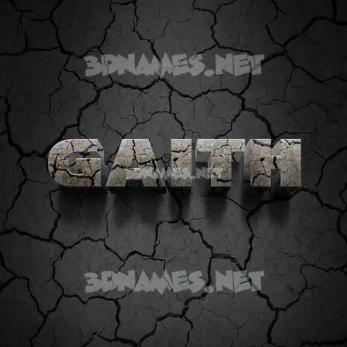 gaith in Cracked Stone style - 3D name wallpaper gaith in Cracked Stone style - 3D name wallpaper