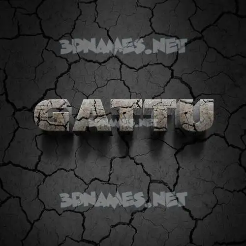 gattu in Cracked Stone style - 3D name wallpaper gattu in Cracked Stone style - 3D name wallpaper