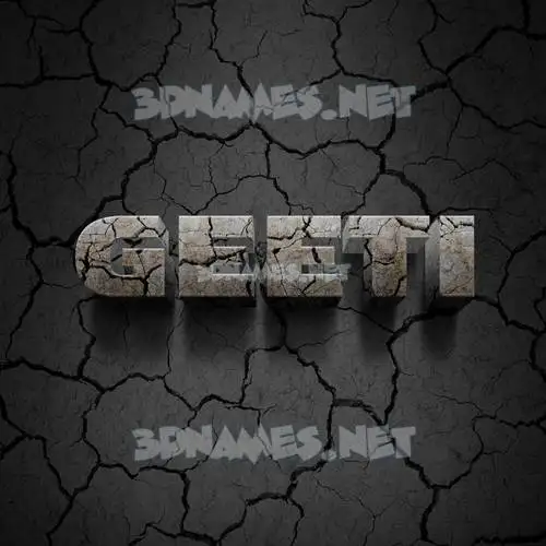 geeti in Cracked Stone style - 3D name wallpaper geeti in Cracked Stone style - 3D name wallpaper