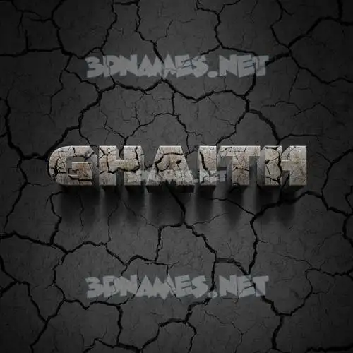 ghaith in Cracked Stone style - 3D name wallpaper ghaith in Cracked Stone style - 3D name wallpaper