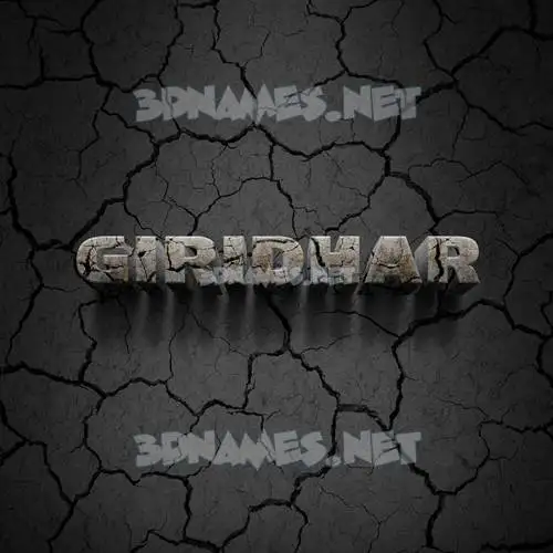 giridhar in Cracked Stone style - 3D name wallpaper giridhar in Cracked Stone style - 3D name wallpaper