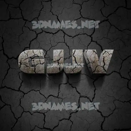 gjjv in Cracked Stone style - 3D name wallpaper gjjv in Cracked Stone style - 3D name wallpaper