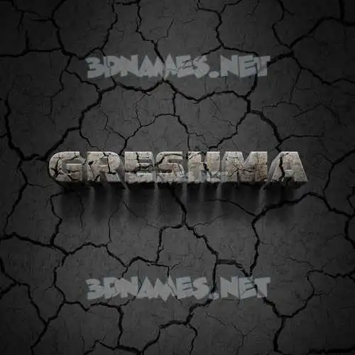 greshma in Cracked Stone style - 3D name wallpaper greshma in Cracked Stone style - 3D name wallpaper