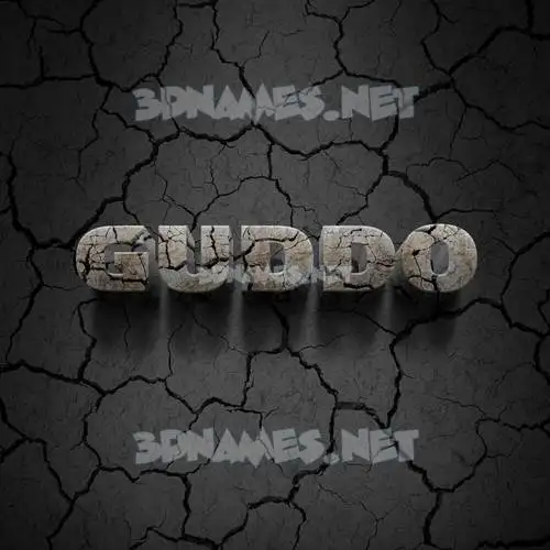 guddo in Cracked Stone style - 3D name wallpaper guddo in Cracked Stone style - 3D name wallpaper