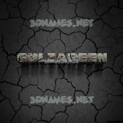 gulzareen in Cracked Stone style - 3D name wallpaper gulzareen in Cracked Stone style - 3D name wallpaper