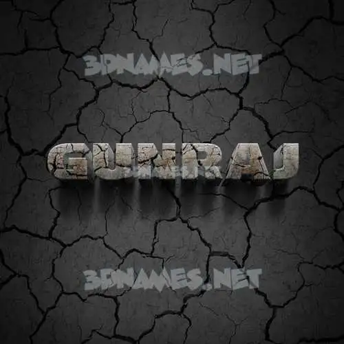 gunraj in Cracked Stone style - 3D name wallpaper gunraj in Cracked Stone style - 3D name wallpaper