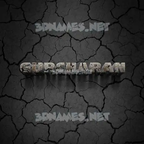 gurcharan in Cracked Stone style - 3D name wallpaper gurcharan in Cracked Stone style - 3D name wallpaper