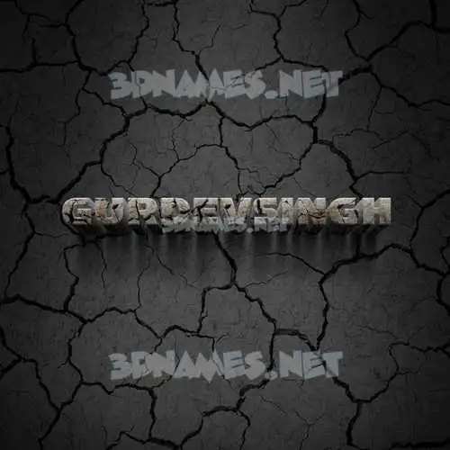 gurdevsingh in Cracked Stone style - 3D name wallpaper gurdevsingh in Cracked Stone style - 3D name wallpaper