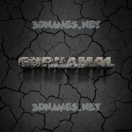 gurkamal in Cracked Stone style - 3D name wallpaper gurkamal in Cracked Stone style - 3D name wallpaper