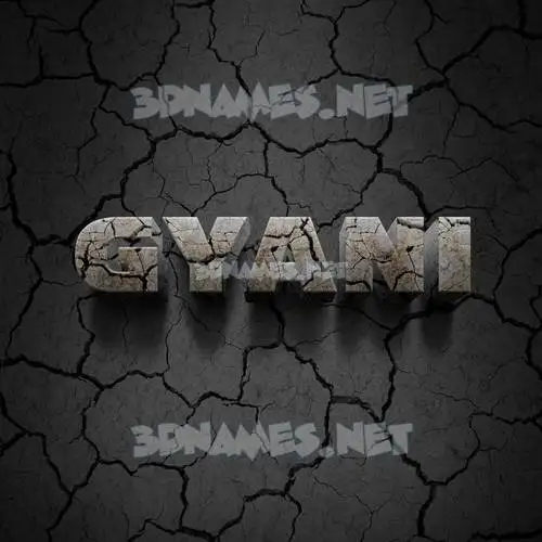 gyani in Cracked Stone style - 3D name wallpaper gyani in Cracked Stone style - 3D name wallpaper