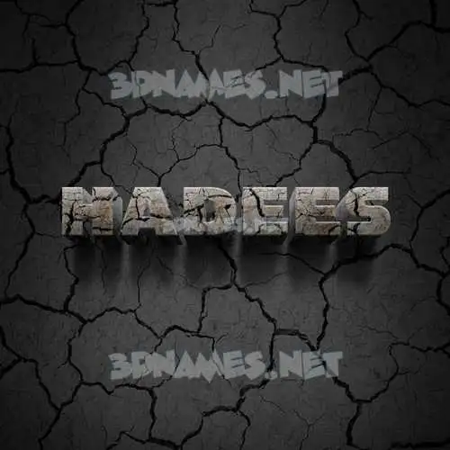 hadees in Cracked Stone style - 3D name wallpaper hadees in Cracked Stone style - 3D name wallpaper
