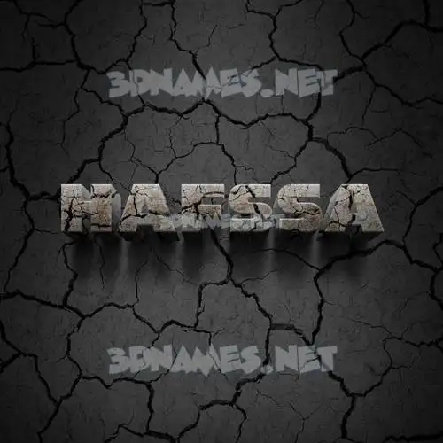 hafssa in Cracked Stone style - 3D name wallpaper hafssa in Cracked Stone style - 3D name wallpaper