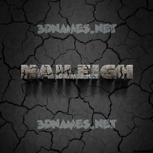 haileigh in Cracked Stone style - 3D name wallpaper haileigh in Cracked Stone style - 3D name wallpaper