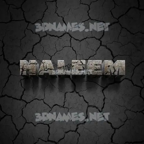 haleem in Cracked Stone style - 3D name wallpaper haleem in Cracked Stone style - 3D name wallpaper