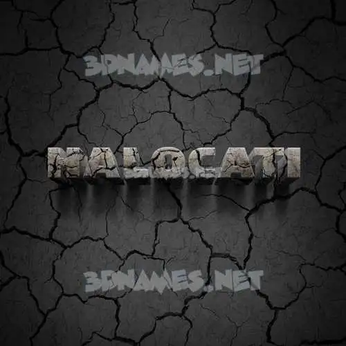 halocati in Cracked Stone style - 3D name wallpaper halocati in Cracked Stone style - 3D name wallpaper
