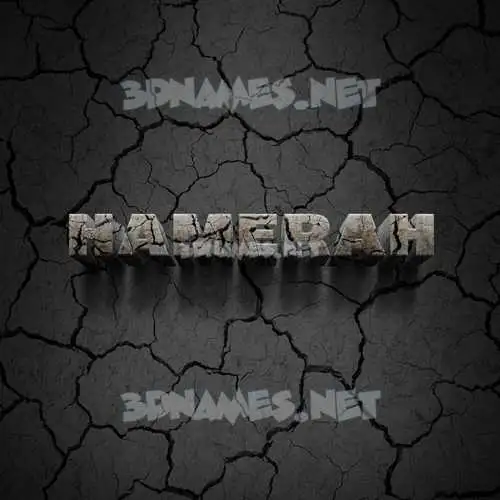 hamerah in Cracked Stone style - 3D name wallpaper hamerah in Cracked Stone style - 3D name wallpaper