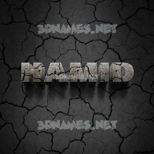 hamid in Cracked Stone style - 3D name wallpaper hamid in Cracked Stone style - 3D name wallpaper