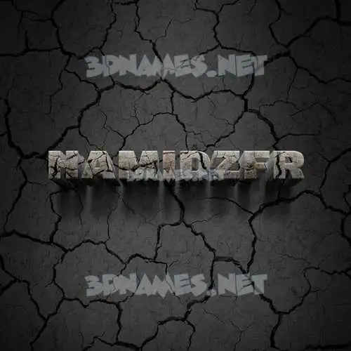 hamidzfr in Cracked Stone style - 3D name wallpaper hamidzfr in Cracked Stone style - 3D name wallpaper
