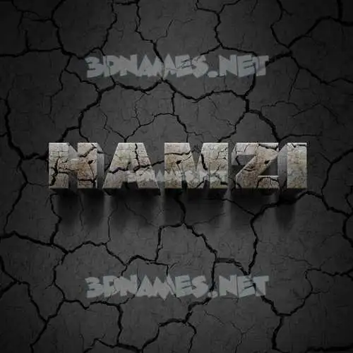hamzi in Cracked Stone style - 3D name wallpaper hamzi in Cracked Stone style - 3D name wallpaper