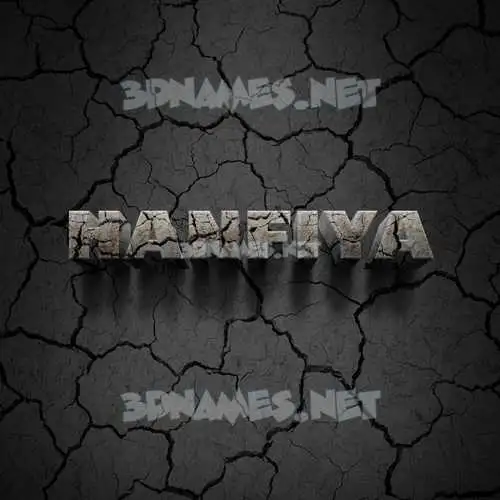 hanfiya in Cracked Stone style - 3D name wallpaper hanfiya in Cracked Stone style - 3D name wallpaper