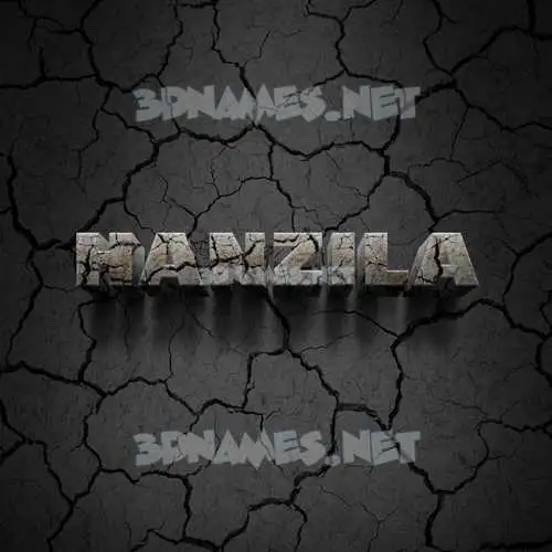 hanzila in Cracked Stone style - 3D name wallpaper hanzila in Cracked Stone style - 3D name wallpaper
