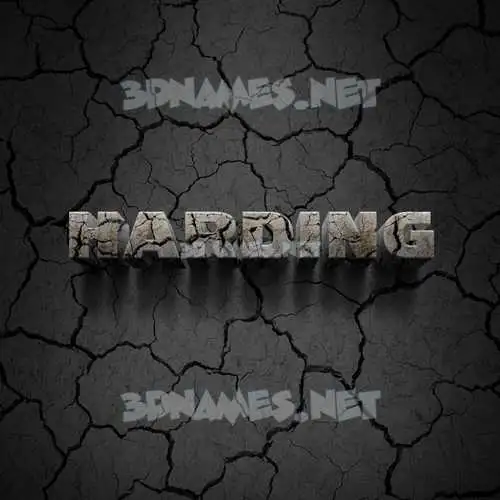 harding in Cracked Stone style - 3D name wallpaper harding in Cracked Stone style - 3D name wallpaper