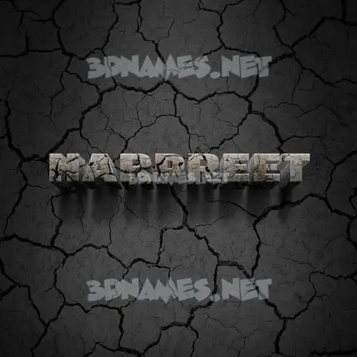 harpreet in Cracked Stone style - 3D name wallpaper