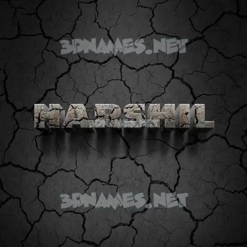 harshil in Cracked Stone style - 3D name wallpaper harshil in Cracked Stone style - 3D name wallpaper