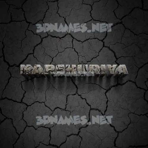 harshuriya in Cracked Stone style - 3D name wallpaper harshuriya in Cracked Stone style - 3D name wallpaper