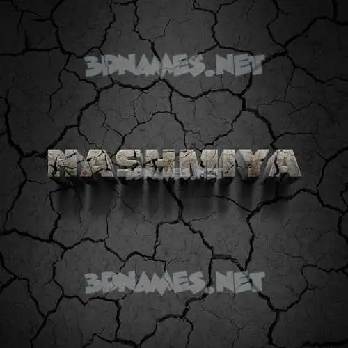 hashmiya in Cracked Stone style - 3D name wallpaper hashmiya in Cracked Stone style - 3D name wallpaper