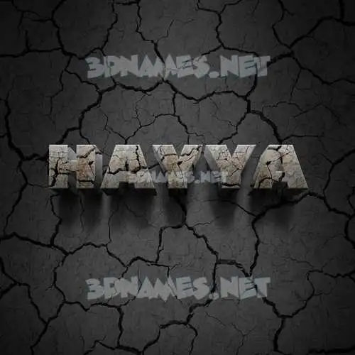 hayya in Cracked Stone style - 3D name wallpaper hayya in Cracked Stone style - 3D name wallpaper