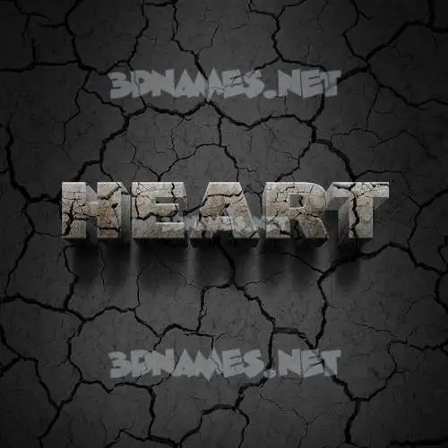heart in Cracked Stone style - 3D name wallpaper heart in Cracked Stone style - 3D name wallpaper