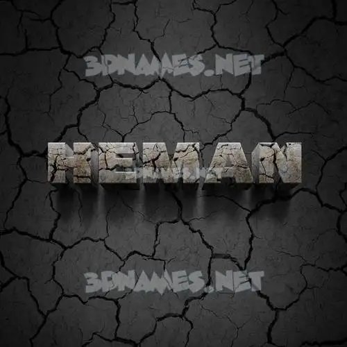 heman in Cracked Stone style - 3D name wallpaper heman in Cracked Stone style - 3D name wallpaper
