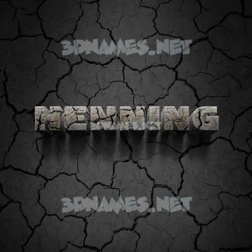 henning in Cracked Stone style - 3D name wallpaper henning in Cracked Stone style - 3D name wallpaper
