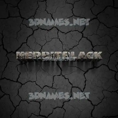 herbitblack in Cracked Stone style - 3D name wallpaper herbitblack in Cracked Stone style - 3D name wallpaper