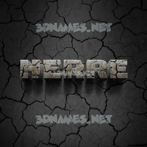herre in Cracked Stone style - 3D name wallpaper herre in Cracked Stone style - 3D name wallpaper