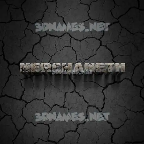 hershaneth in Cracked Stone style - 3D name wallpaper hershaneth in Cracked Stone style - 3D name wallpaper