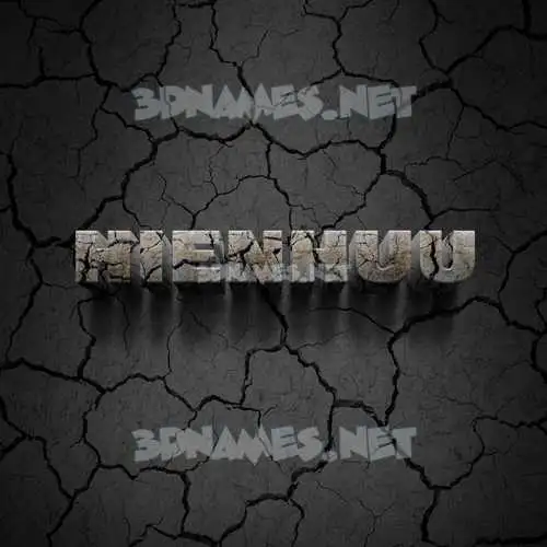hienhuu in Cracked Stone style - 3D name wallpaper hienhuu in Cracked Stone style - 3D name wallpaper