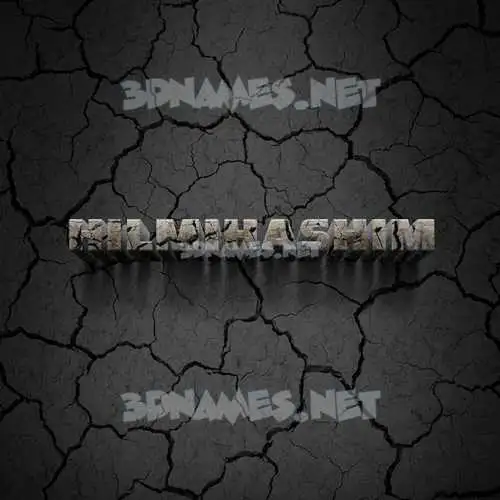 hilmihashim in Cracked Stone style - 3D name wallpaper hilmihashim in Cracked Stone style - 3D name wallpaper