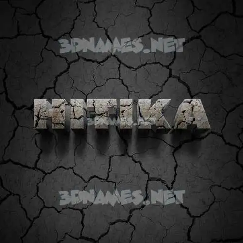 hitika in Cracked Stone style - 3D name wallpaper hitika in Cracked Stone style - 3D name wallpaper